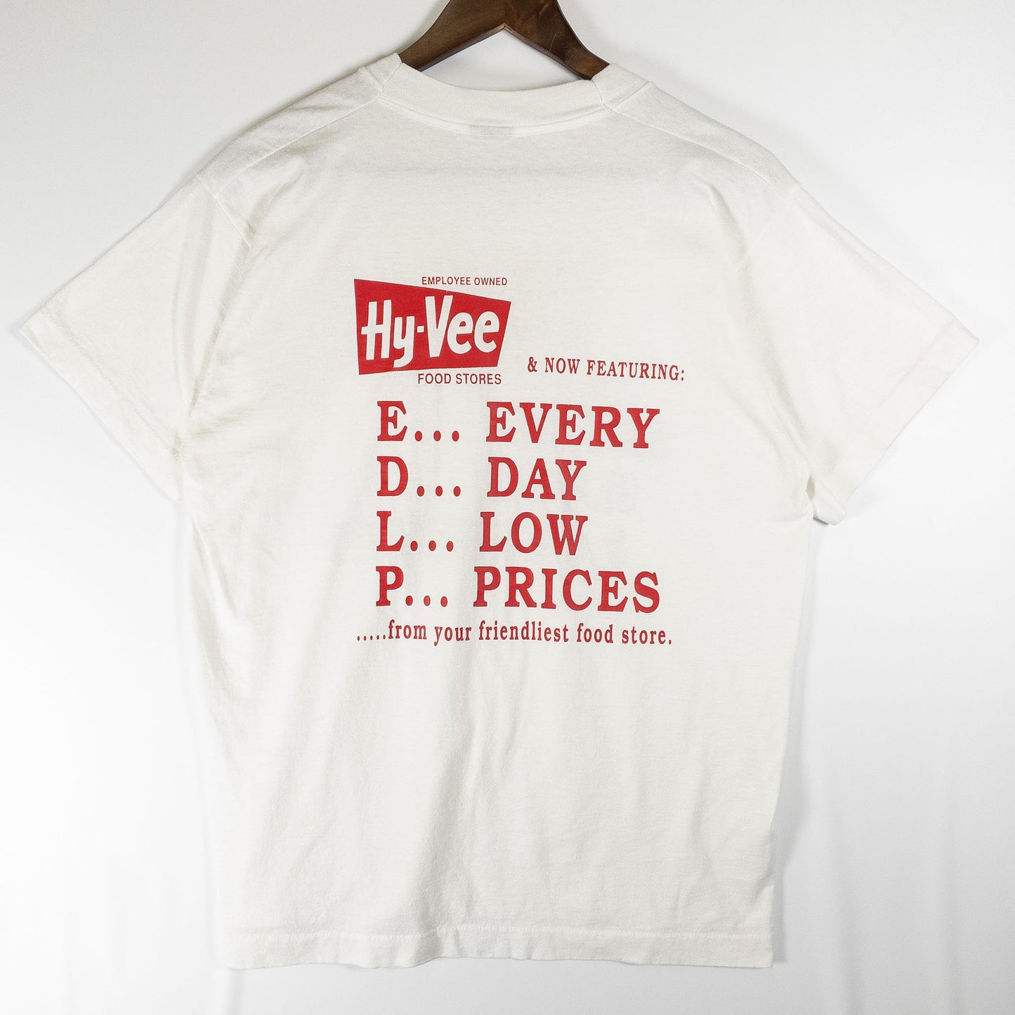 [メンズM] 90年代 Tシャツ 企業T Hy-Vee スーパーマーケット