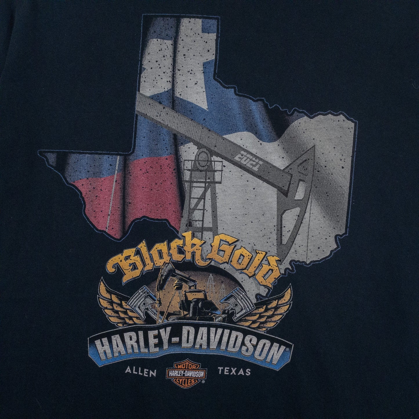 Harley-Davidson ハーレーダビッドソン Tシャツ XL ブラック 企業ロゴプリント