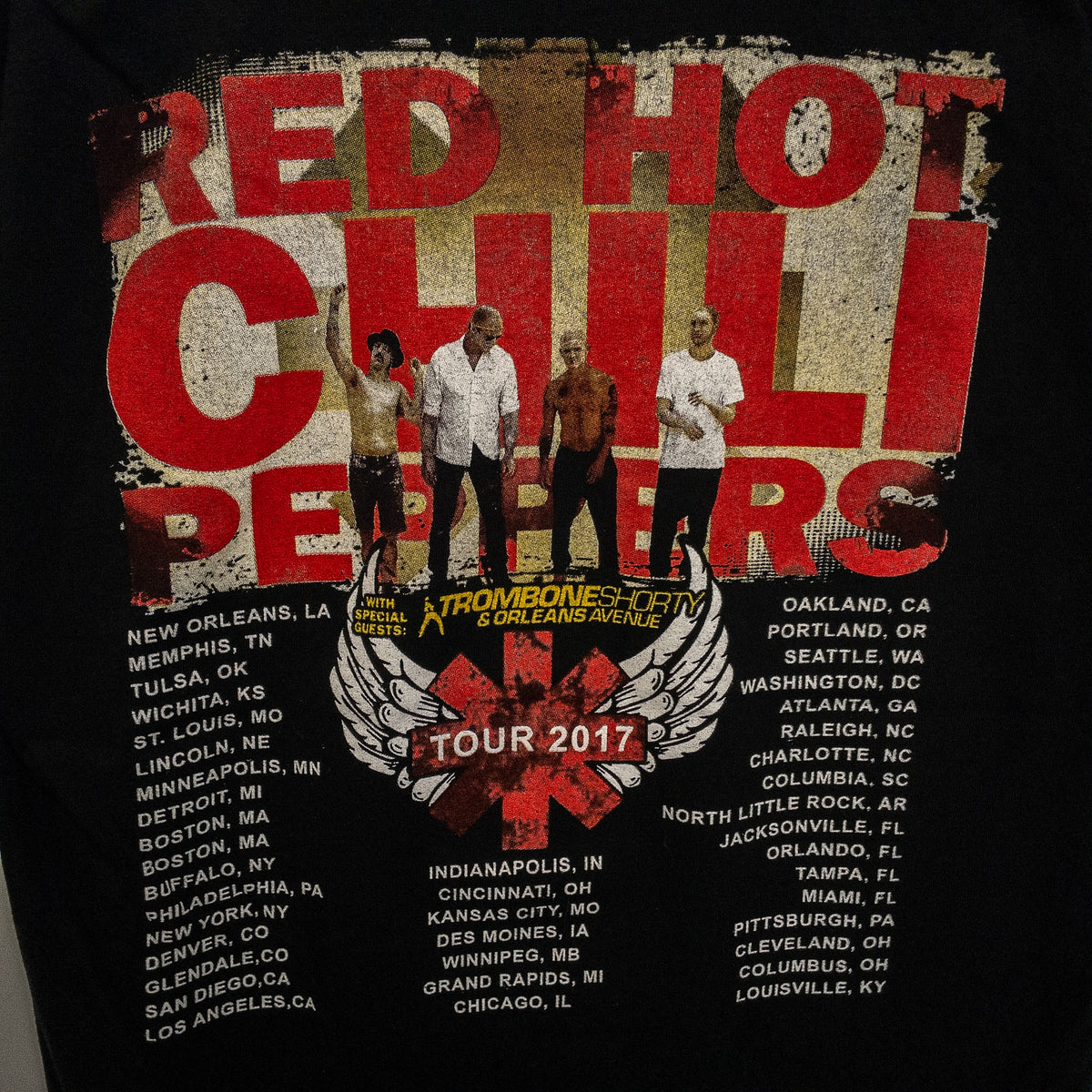 [メンズS] 00年代 Tシャツ Red Hot Chili Peppers レッドホットチリペッパーズ バンＴ バンドプリント