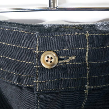 [メンズW33] 90〜00年代 Polo by Ralph Lauren/ポロバイラルフローレン ショートパンツ カーゴショーツ 黒染め