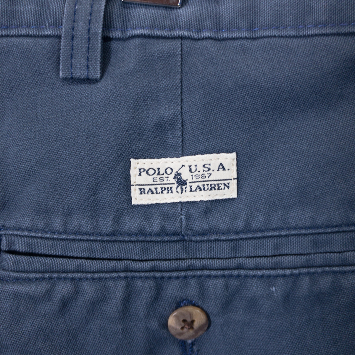 [メンズW33] 90〜00年代 Ralph Lauren/ラルフローレン ショートパンツ チノショーツ ツータック POLO U.S.A.ロゴパッチ
