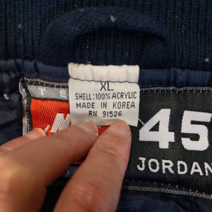 [メンズXXL] 90〜00年代 Nike/ナイキ スタジャン 45 JORDAN バーシティジャケット