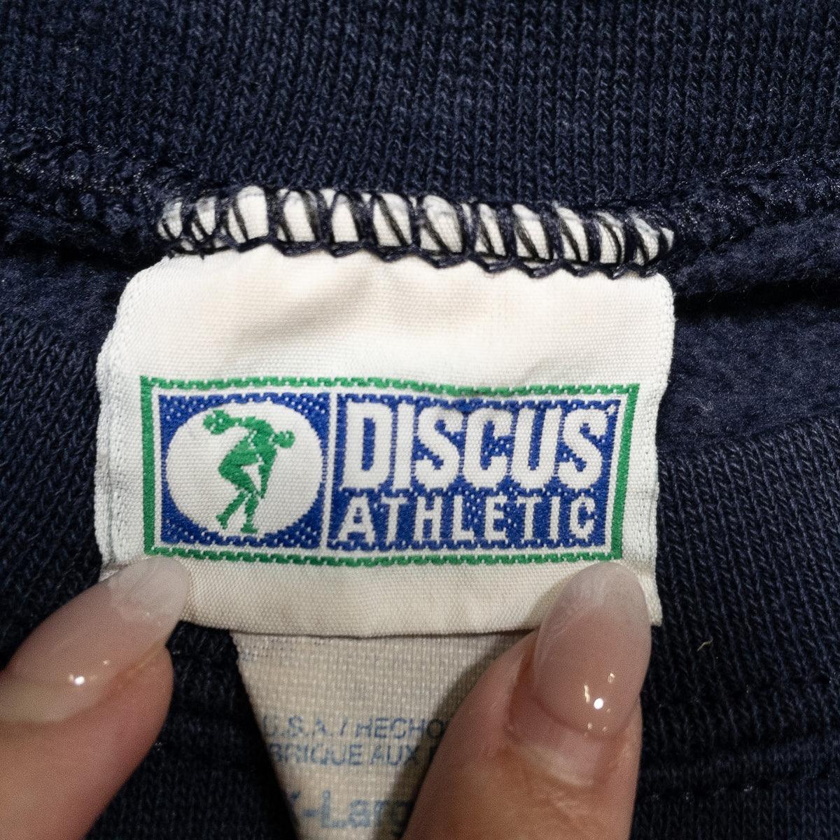 [メンズXXL] 90年代 DISCUS ATHLETIC/ディスカスアスレチック スウェット トレーナー USA製 USAAir EXPRESS 企業