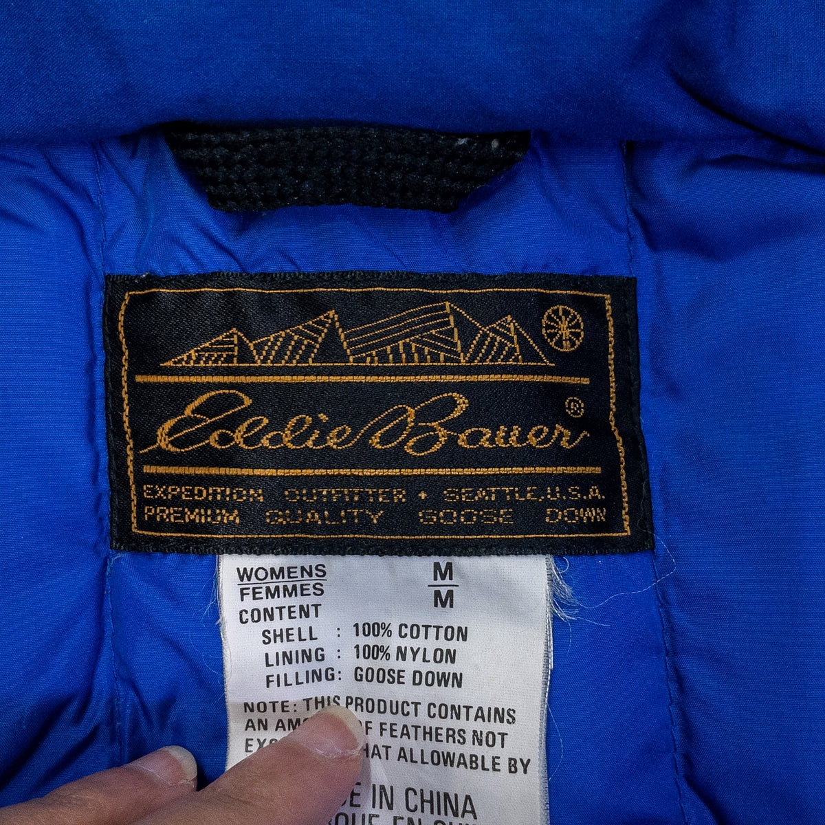 [メンズL] 80〜90年代 Eddie Bauer/エディーバウアー ダウンベスト・キルティングベスト グースダウンベスト