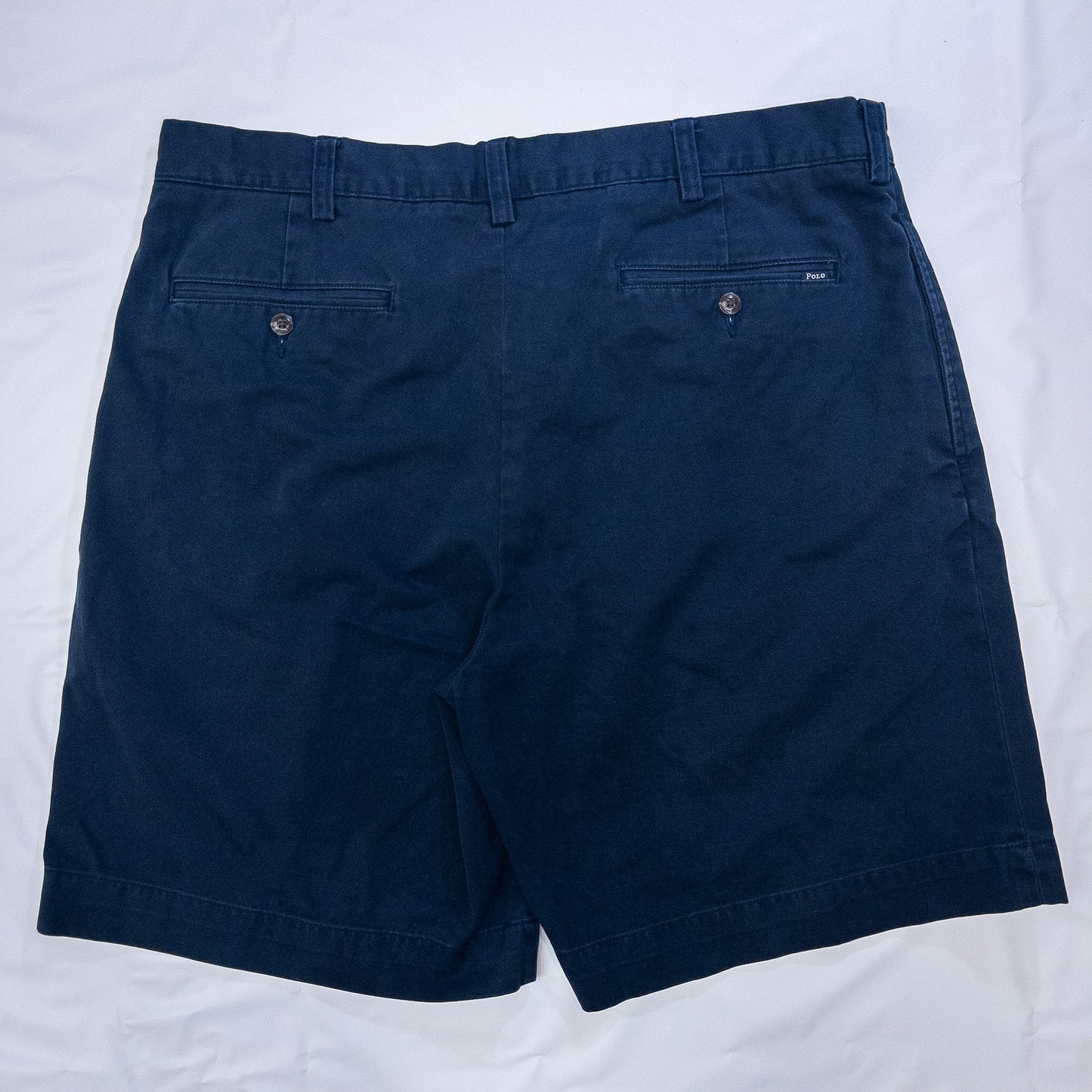 チノショーツ W35 ネイビー ツータック Polo Ralph Lauren/ポロラルフローレン