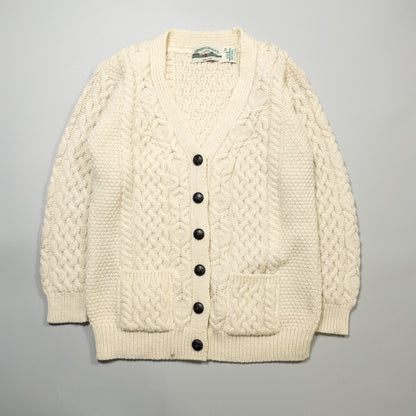 [メンズM] 90年代 aran crafts/アランクラフト ニット セーター フィッシャーマン カーディガン