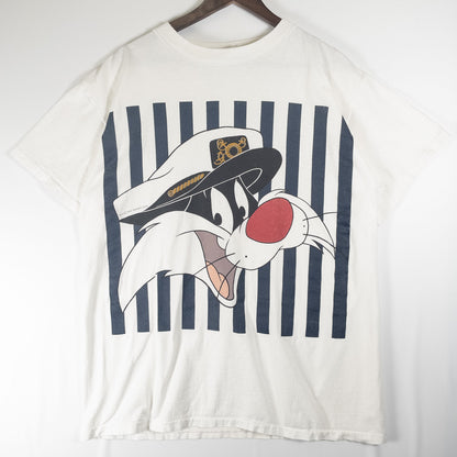 [メンズL] 90年代 Looney Tunes Tシャツ シルベスター キャラクターT