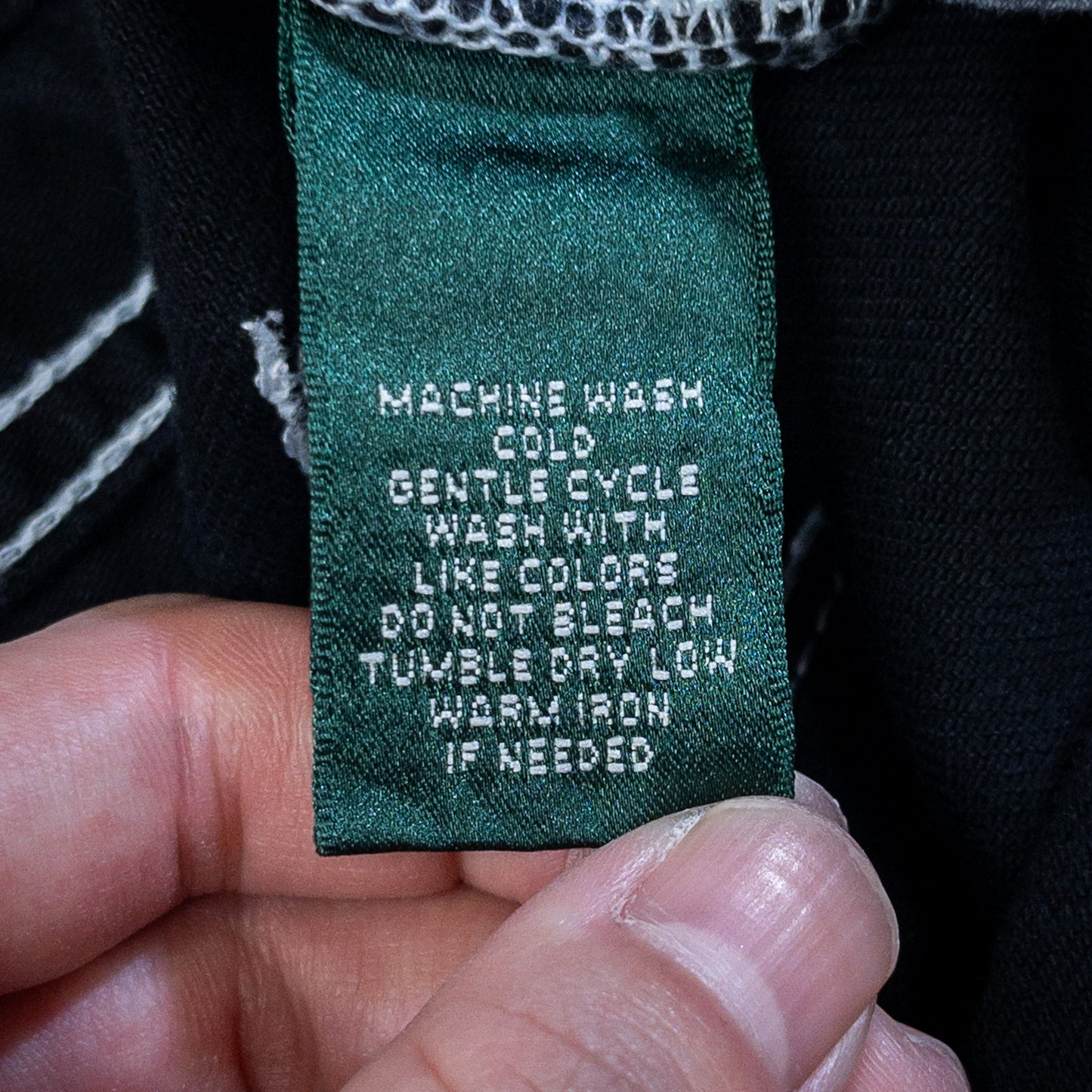 [レディースW31] 90〜00年代 LAUREN RALPH LAUREN/ローレンラルフローレン デニム ジーンズ ブーツカット 黒染め