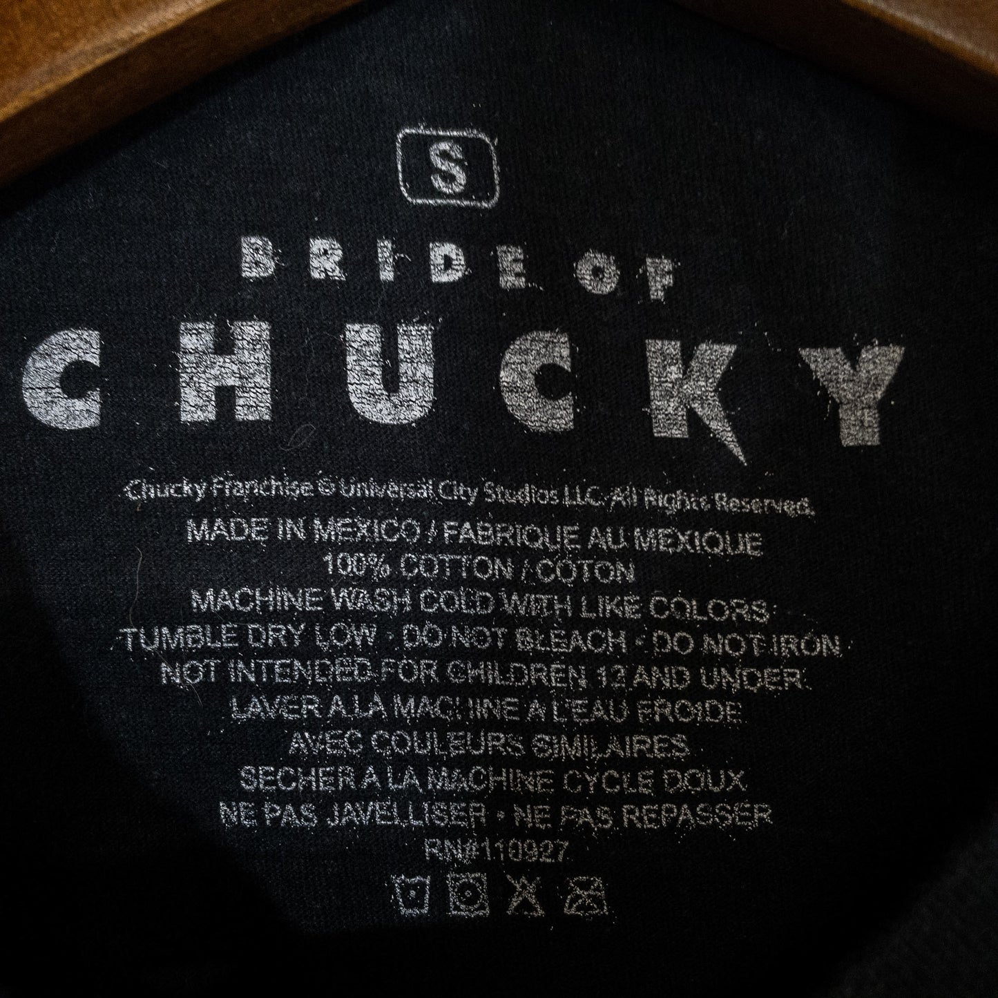 [メンズXS] 00年代 BRIDE OF CHUCKY/ブライドオブチャッキー Tシャツ ムービーＴ CHILDS PLAY・チャイルド プレイ ティファニー 映画