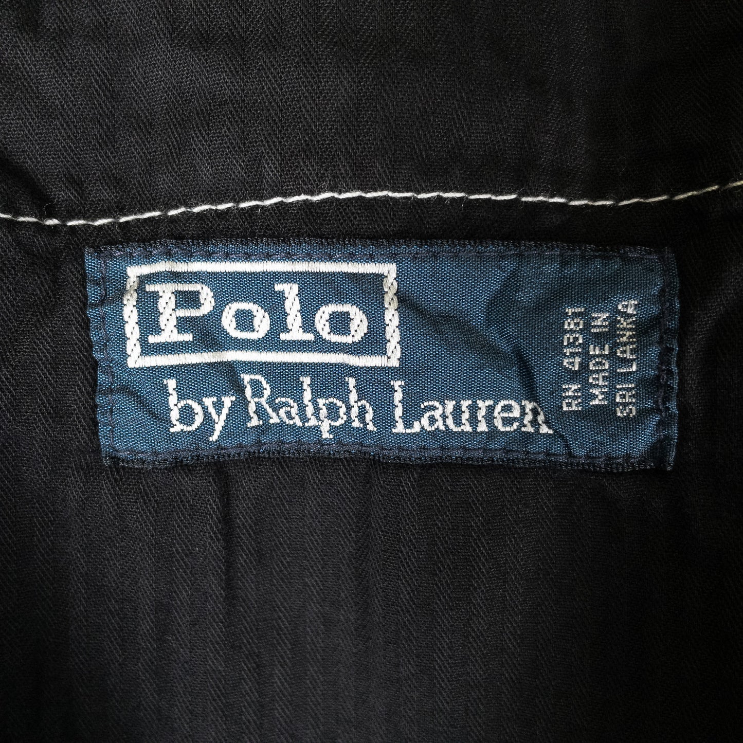 [メンズW36] 90〜00年代 Polo by Ralph Lauren/ポロバイラルフローレン シアサッカー パンツ 黒染め