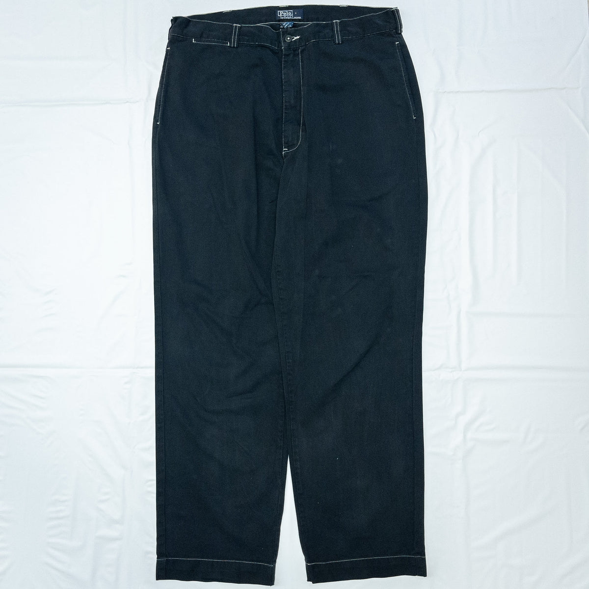 [メンズW37] 90〜00年代 Polo by Ralph Lauren/ポロバイラルフローレン チノパン 黒染め