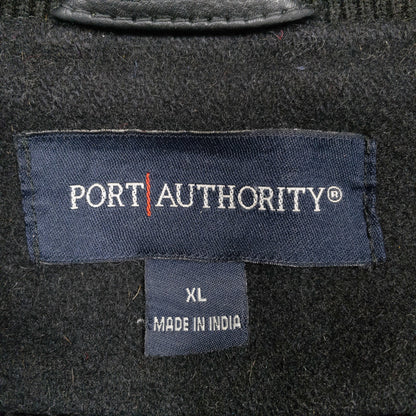 [メンズXL] 00年代 PORT AUTHORITY/ポートオーソリティ スタジャン 袖レザー ワーナーブラザーズ