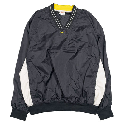 [メンズXXL] 90〜00年代 Nike/ナイキ ナイロンジャケット Vネック ナイロンプルオーバー ワンポイント