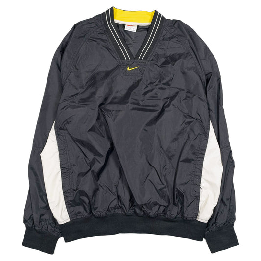 [メンズXXL] 90〜00年代 Nike/ナイキ ナイロンジャケット Vネック ナイロンプルオーバー ワンポイント