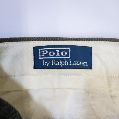 [メンズW33] 90〜00年代 Polo by Ralph Lauren/ポロバイラルフローレン スラックス ヘリンボーン