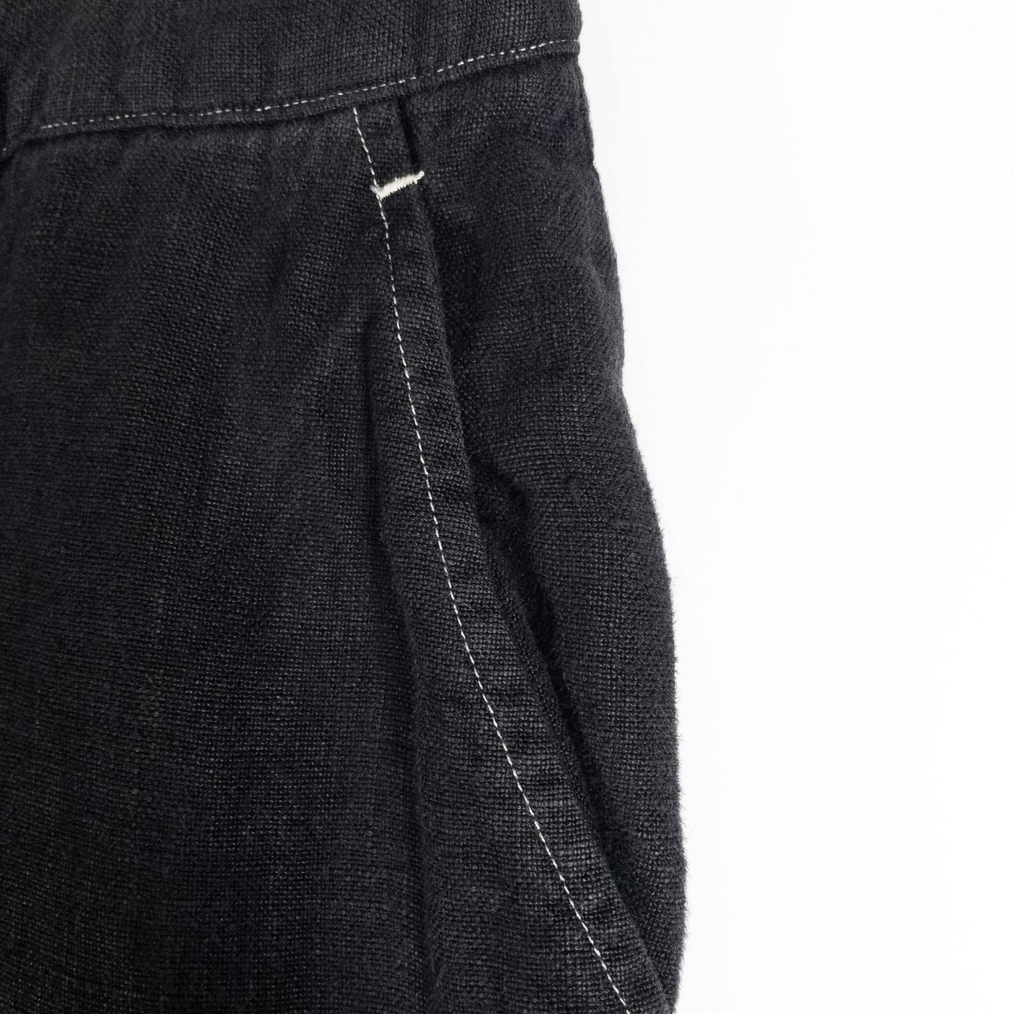 [メンズW33] 90〜00年代 Polo by Ralph Lauren/ポロバイラルフローレン スラックス リネンパンツ 黒染め