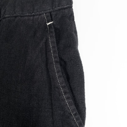 [メンズW33] 90〜00年代 Polo by Ralph Lauren/ポロバイラルフローレン スラックス リネンパンツ 黒染め