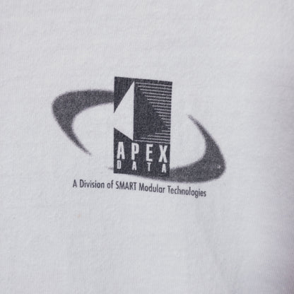[メンズM] 90年代 Hanes/ヘインズ Tシャツ APEX DATA 企業 T