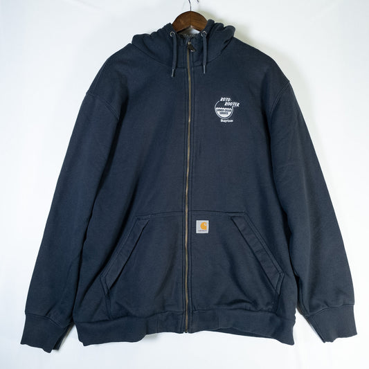 [メンズXXL] 00年代 Carhartt/カーハート パーカー フルジップパーカー 裏ボア