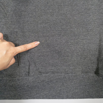 [メンズL] 80〜90年代 BASSETT-WALKER スウェット トレーナー Sturdy Sweats ラインスリーブスウェット スラッシュポケット 無地