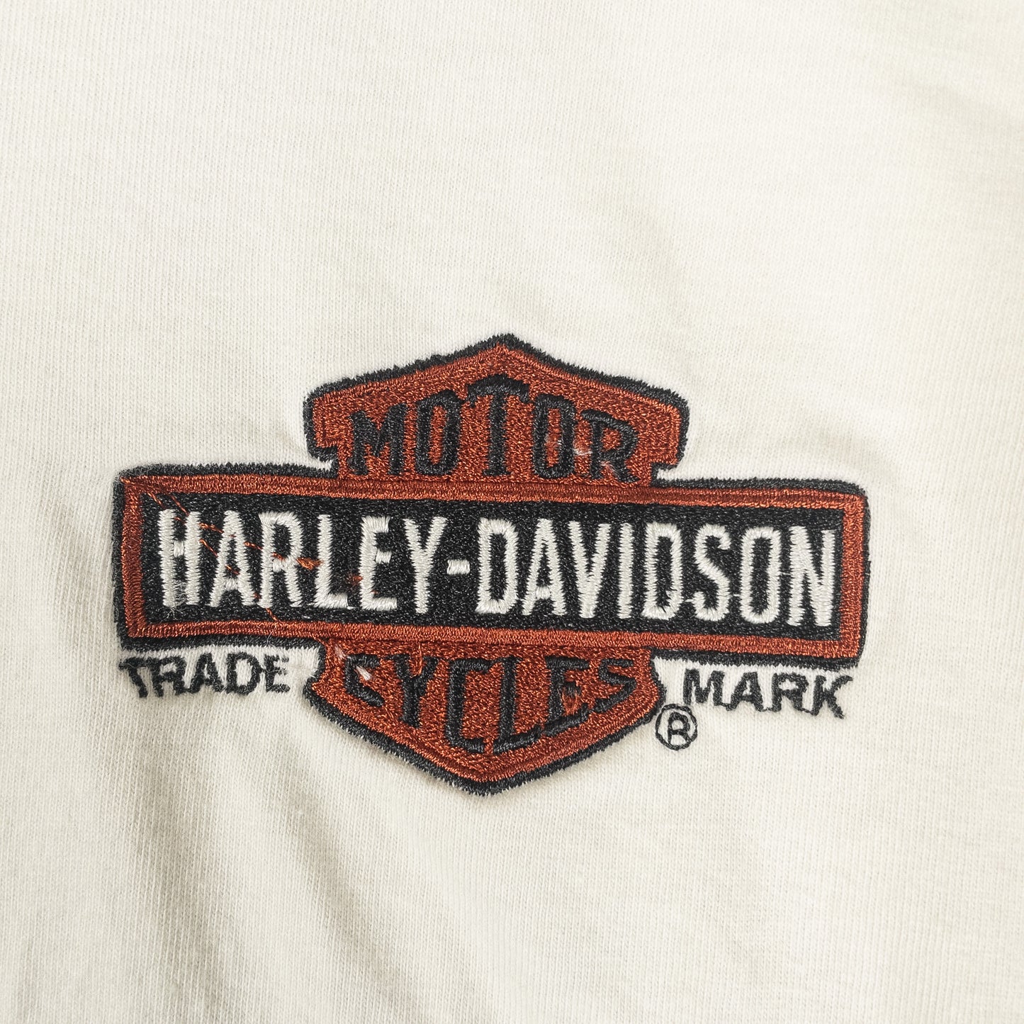 [メンズXL] 90〜00年代 Harley-Davidson/ハーレーダビッドソン 長袖Tシャツ ロンT ヘンリーネック