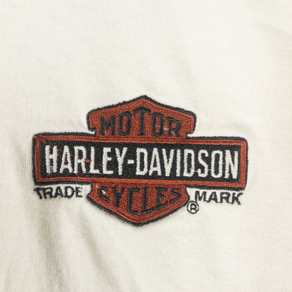 [メンズXL] 90〜00年代 Harley-Davidson/ハーレーダビッドソン 長袖Tシャツ ロンT ヘンリーネック
