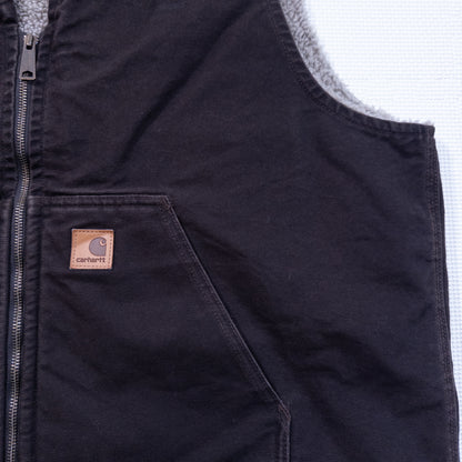 [メンズ3XL] 90〜00年代 Carhartt/カーハート ベスト ダックベスト 裏ボア