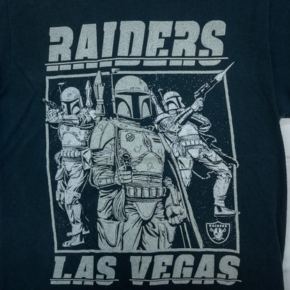 [メンズXS] 00年代 STAR WARS Tシャツ ムービーT NFL レイダース