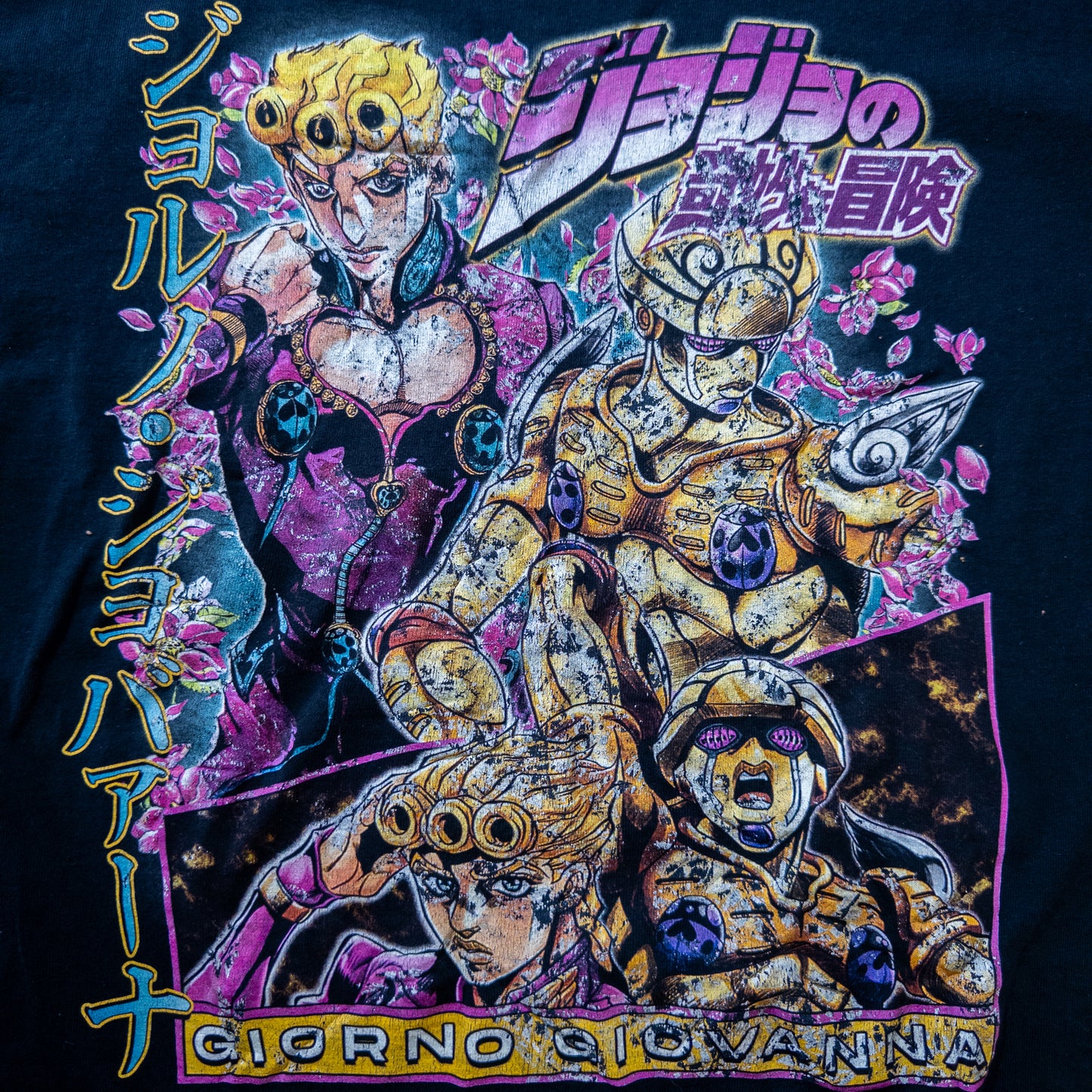 [メンズM] 00年代 GILDAN/ギルダン Tシャツ アニメT ジョジョの奇妙な冒険 キャラＴ