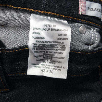 [メンズW40] 00年代 Dickies/ディッキーズ デニム ジーンズ ペインターパンツ 黒染め