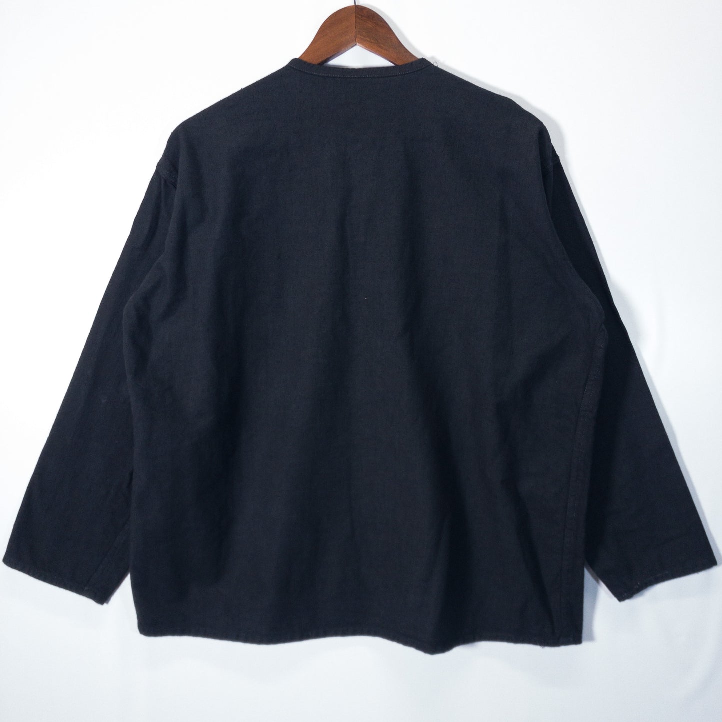 [メンズL] 80年代 長袖シャツ ソ連軍 スリーピングシャツ 黒染め