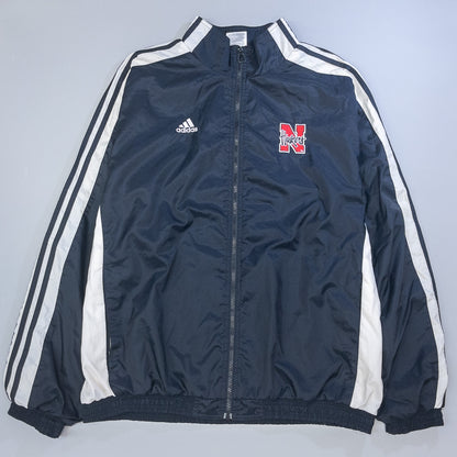 [メンズXXL] 90〜00年代 adidas/アディダス ナイロンジャケット カレッジ