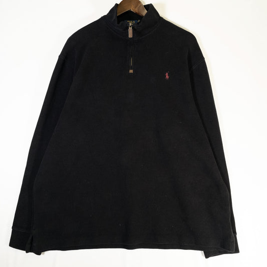 [メンズ3XL] 00年代 Polo Ralph Lauren/ポロラルフローレン ニット セーター ハーフジップ