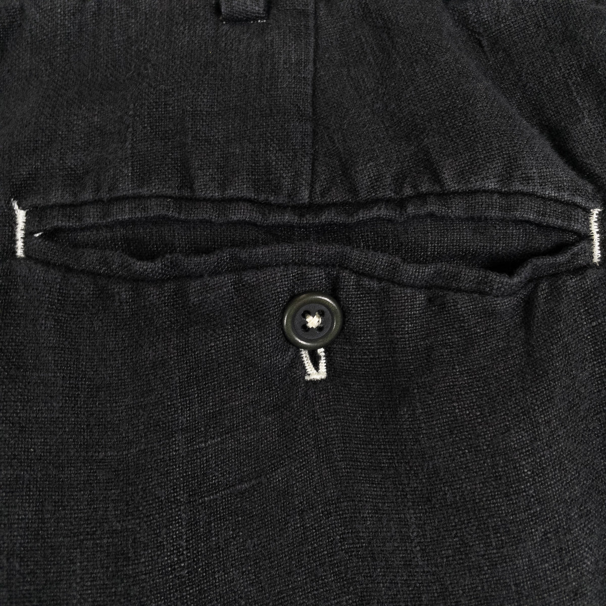 [メンズW33] 90〜00年代 Polo by Ralph Lauren/ポロバイラルフローレン スラックス リネンパンツ 黒染め