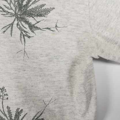 [メンズL] 90年代 rel-e-vant products Tシャツ ボタニカル 総柄 アートT