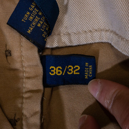 [メンズW36] 00年代 Polo Ralph Lauren/ポロラルフローレン ワークパンツ ダブルニー