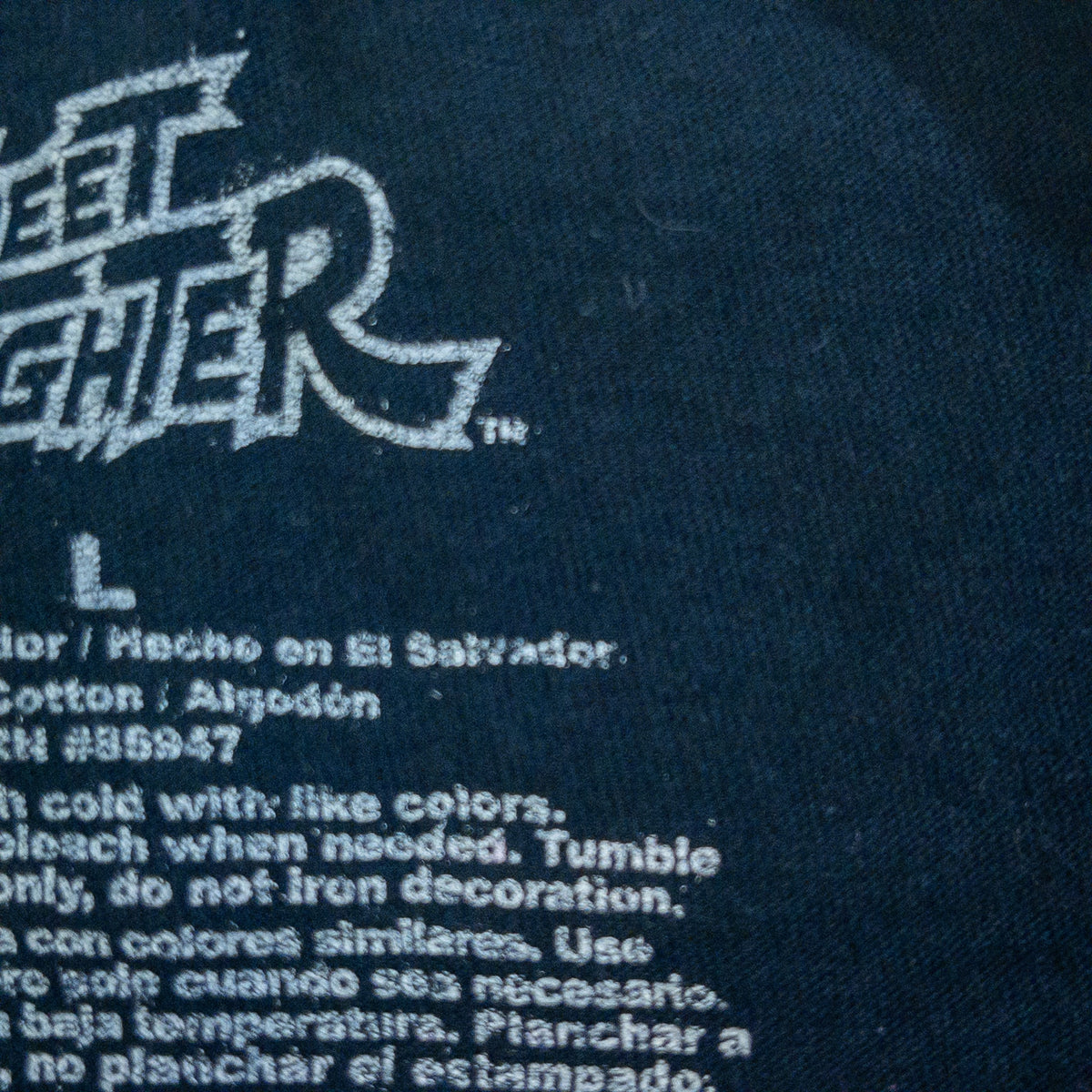 [メンズM] 00年代 STREET FIGHTER ストリートファイター Tシャツ 春麗 チュンリー ゲームT