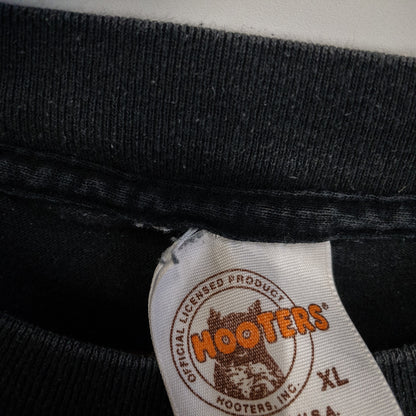 [メンズL] 90年代 Tシャツ Hooters フーターズ プリント