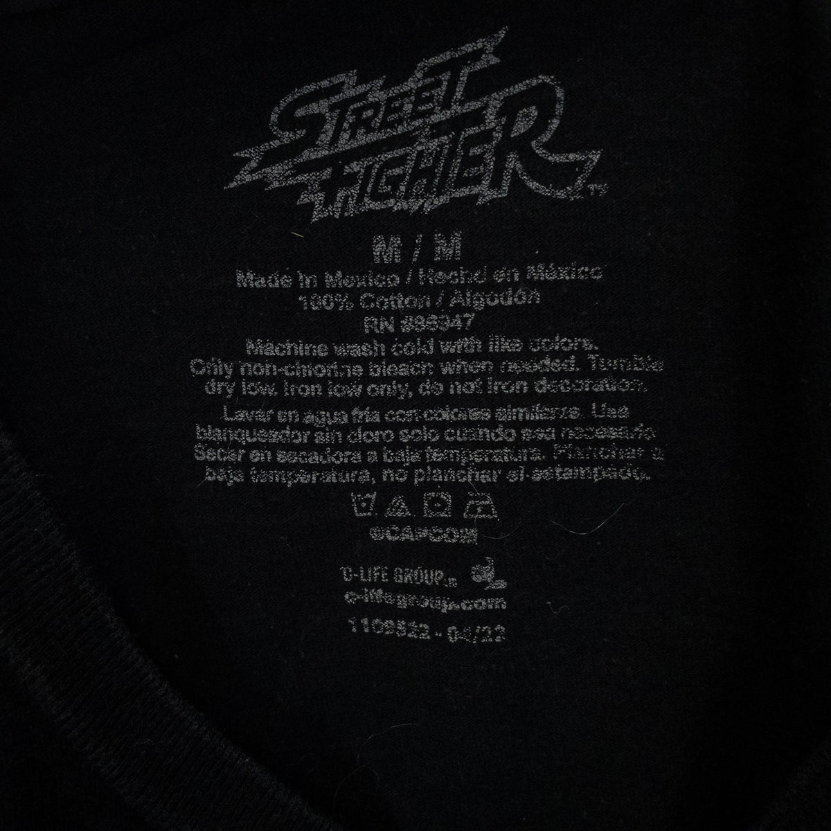 [メンズS] 00〜10年代 Tシャツ Street Fighter ストリートファイター ゲームＴ