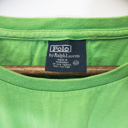 [メンズXXL] 90〜00年代 Polo Ralph Lauren/ポロラルフローレン Tシャツ ポケットロゴ刺繍 ワンポイント
