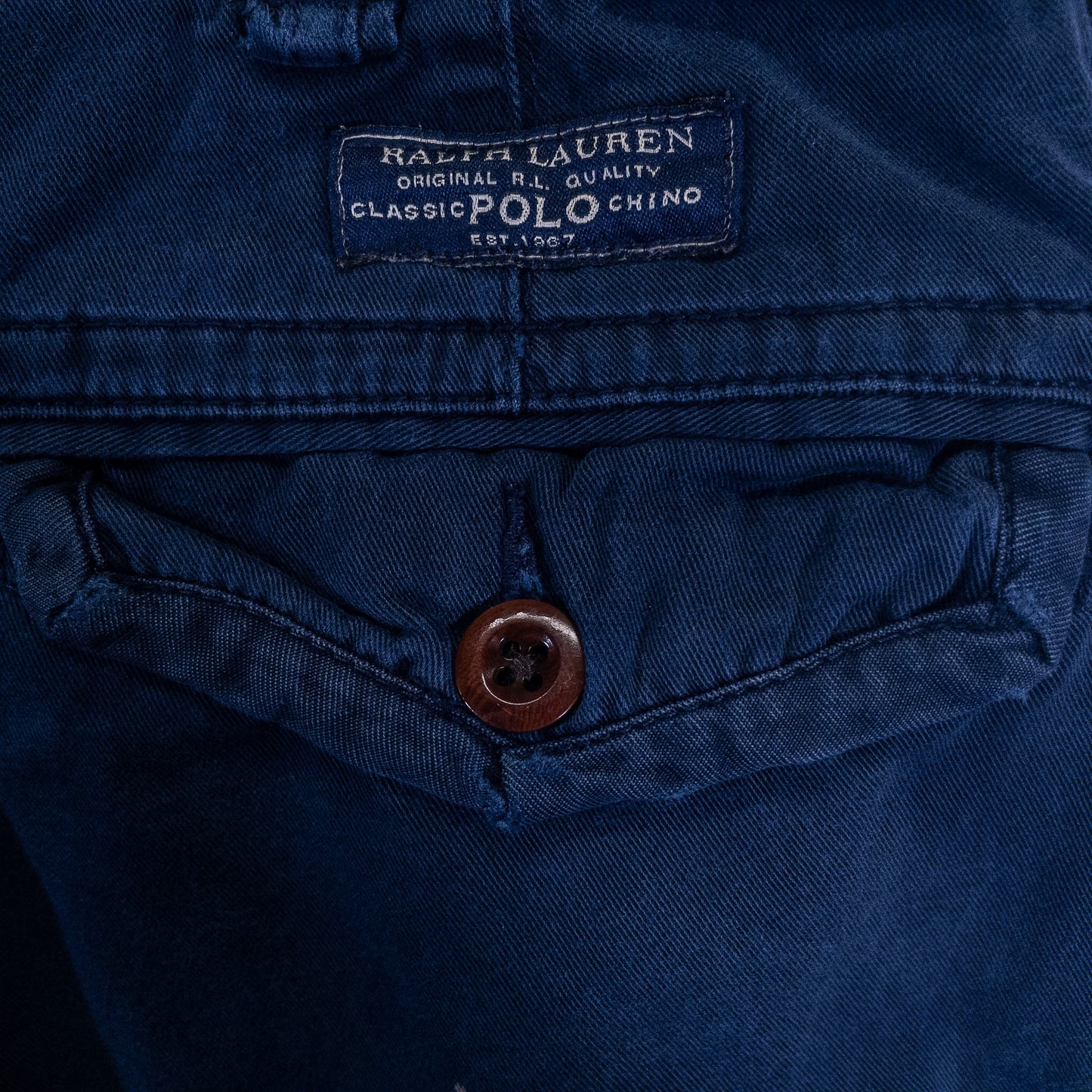 チノカーゴショーツ W34 ネイビー ポケット付き Polo By Ralph Lauren/ポロバイラルフローレン