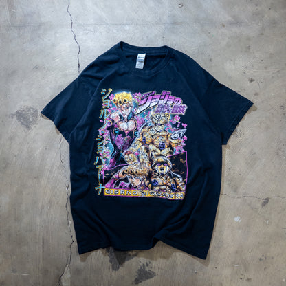 [メンズM] 00年代 GILDAN/ギルダン Tシャツ アニメT ジョジョの奇妙な冒険 キャラＴ