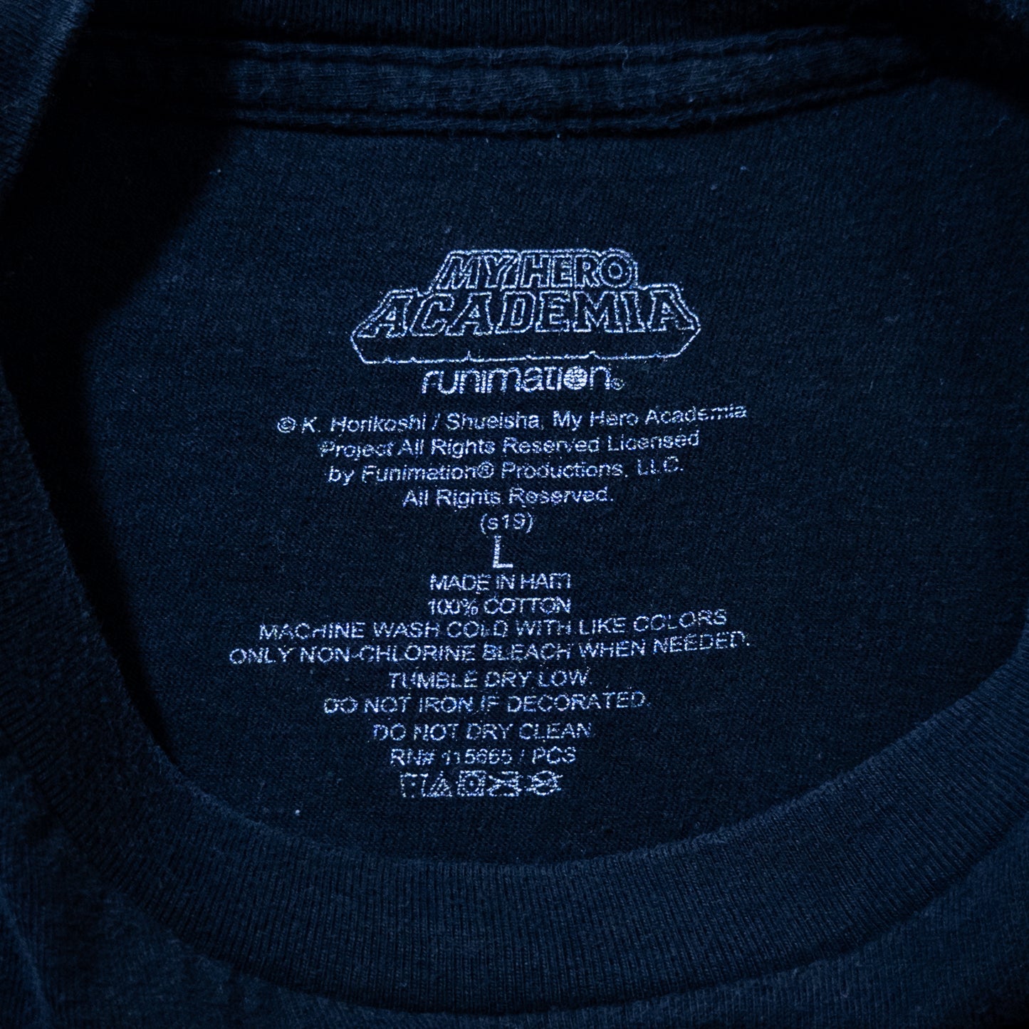 [メンズM] 00年代 Tシャツ アニメT 僕のヒーローアカデミア ヴィラン連合