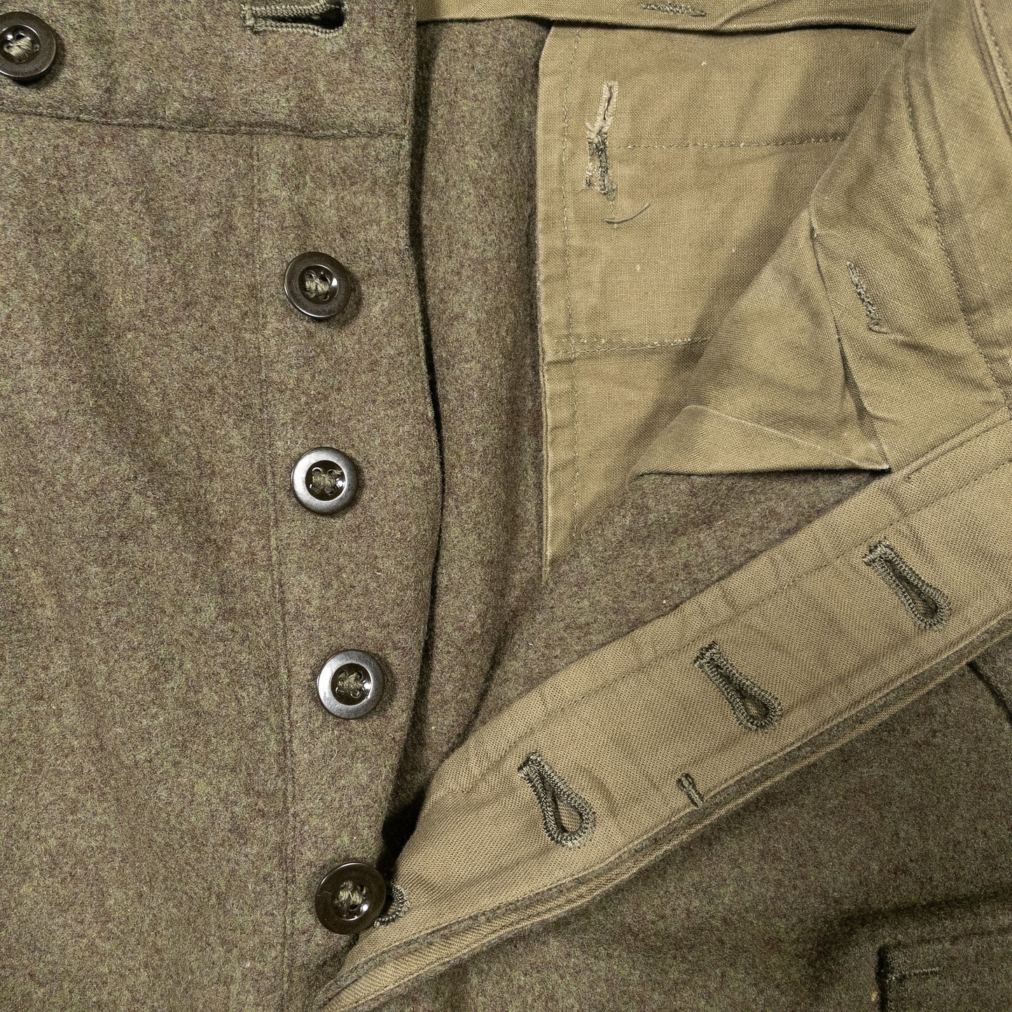 [メンズW30] 60年代 西ドイツ軍 ウールカーゴパンツ