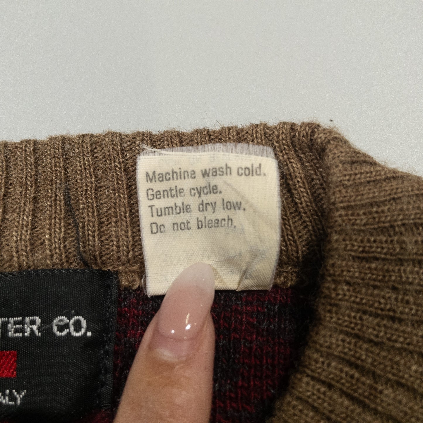 [メンズXL] 90年代 THE ITALIAN SWEATER CO. ニット セーター イタリア製 フェアアイル柄