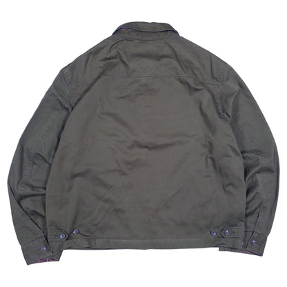 [メンズXL] 90〜00年代 Polo by Ralph Lauren/ポロバイラルフローレン スイングトップ 裏地チェック スポーツジャケット