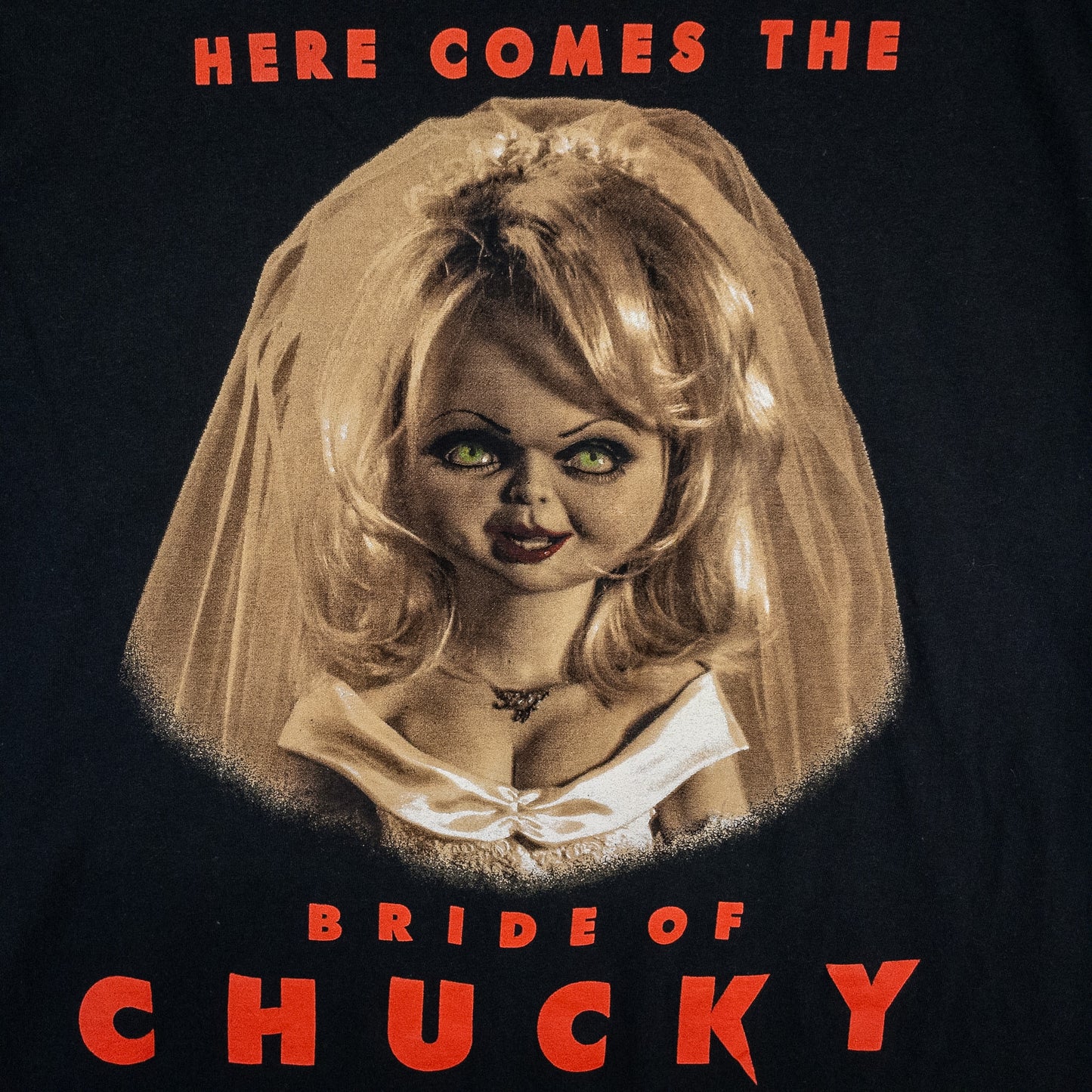 [メンズXS] 00年代 BRIDE OF CHUCKY/ブライドオブチャッキー Tシャツ ムービーＴ CHILDS PLAY・チャイルド プレイ ティファニー 映画