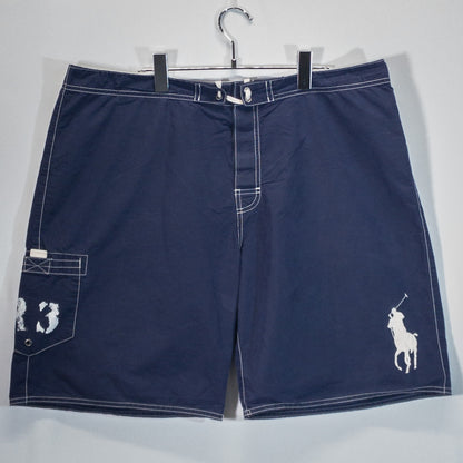 [メンズW39] 90年代 Polo by Ralph Lauren/ポロバイラルフローレン ショートパンツ・ハーフパンツ ナイロンショーツ 刺繍ロゴ