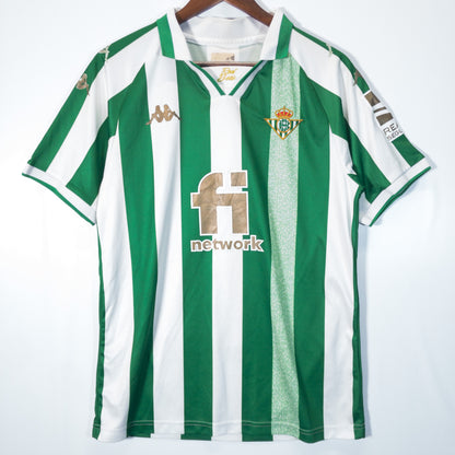 Real Betis レアルベティス サッカーユニフォーム M グリーン ストライプ