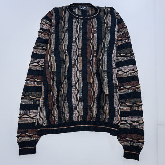 [メンズ3XL] 90年代 Protege COLLECTION ニット セーター 3Dニット USA製